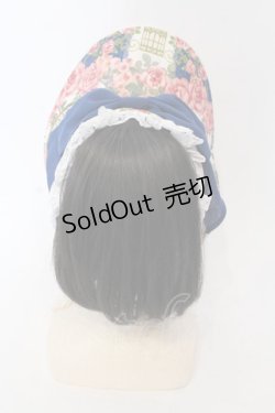 画像5: BAROQUE / Secret garden フラワーボンネット  ブルー O-25-04-10-107-EL-AC-IG-OS