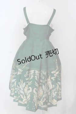 画像4: GARDEN oF THE GoDS（海外ロリィタ） / チャイナジャンパースカート  グリーン O-25-04-10-010-LO-OP-IG-ZS