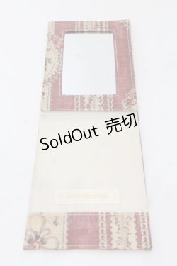 画像3: metamorphose / オリジナルプリントミラー  アンティークレッド O-25-04-10-113-ME-ZA-OW-OS
