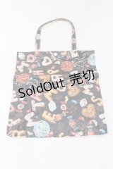 metamorphose / オリジナルビスケット柄Bag  クロ O-25-04-10-115-ME-BG-OW-OS