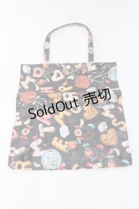 metamorphose / オリジナルビスケット柄Bag  クロ O-25-04-10-115-ME-BG-OW-OS