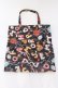 画像2: metamorphose / オリジナルビスケット柄Bag  クロ O-25-04-10-115-ME-BG-OW-OS (2)
