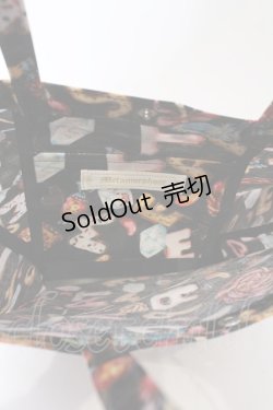 画像3: metamorphose / オリジナルビスケット柄Bag  クロ O-25-04-10-115-ME-BG-OW-OS