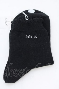 画像1: MILK / ハイソックス   O-25-04-10-124-ML-ZA-OW-OS