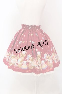 画像4: metamorphose / くまパティシエスカート  ワイン O-25-04-10-013-ME-SK-IG-OS