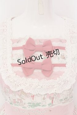 画像2: BABY,THE STARS SHINE BRIGHT / ハロウィンアリス総柄ジャンパースカート  ピンク O-25-04-10-016-BA-OP-IG-OS