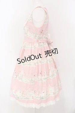 画像4: BABY,THE STARS SHINE BRIGHT / ハロウィンアリス総柄ジャンパースカート  ピンク O-25-04-10-016-BA-OP-IG-OS