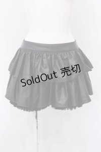 Na+H / 合皮ショートパンツ付きスカート  ブラック O-25-04-10-003-PU-PA-IG-OS