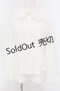 BABY,THE STARS SHINE BRIGHT / 後ろピンタック共フリルブラウス  オフシロ O-25-04-10-019-BA-BL-IG-OS