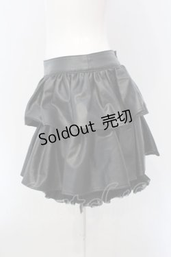 画像2: Na+H / 合皮ショートパンツ付きスカート  ブラック O-25-04-10-003-PU-PA-IG-OS