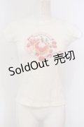BABY,THE STARS SHINE BRIGHT / スウィートフルーツア・ラ・モード柄 タルトTシャツ  オフシロ O-25-04-10-021-BA-TO-IG-OS