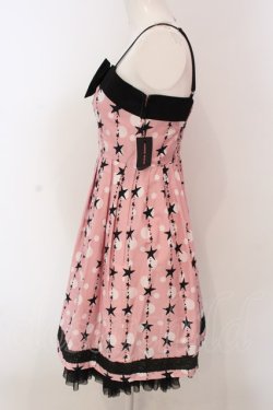 画像2: PEACE NOW / スタードットキャミワンピース M ピンク×ブラック O-25-04-10-024-PU-OP-IG-OS