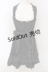 PEACE NOW / アンダーバストジャンパースカート M ブラック O-25-04-10-025-PU-OP-IG-OS