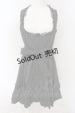 画像1: PEACE NOW / アンダーバストジャンパースカート M ブラック O-25-04-10-025-PU-OP-IG-OS