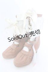 axes femme / ナポレオンミドルブーツ M 淡ピンク O-25-04-11-052-AX-SH-IG-ZT286