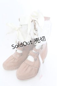 axes femme / ナポレオンミドルブーツ M 淡ピンク O-25-04-11-052-AX-SH-IG-ZT286