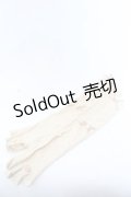 axes　femme / プチ薔薇アームカバー  アイボリー O-25-04-11-056-LO-ZA-IG-OS