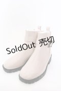 axes femme / サイドゴアベルトレインブーツ S ピンク O-25-04-11-058-AX-SH-OW-ZT273