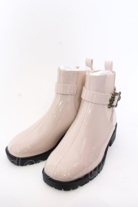 axes femme / サイドゴアベルトレインブーツ S ピンク O-25-04-11-058-AX-SH-OW-ZT273