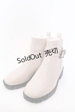 画像1: axes femme / サイドゴアベルトレインブーツ S ピンク O-25-04-11-058-AX-SH-OW-ZT273