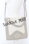 axes femme / スクエアバッグ  ベージュ×ブラウン O-25-04-11-006-AX-BG-IG-ZT286