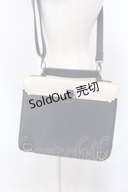 画像4: axes femme / 3WAYセーラー襟風バッグ  アイボリー×ネイビー O-25-04-11-008-AX-BG-IG-ZT273