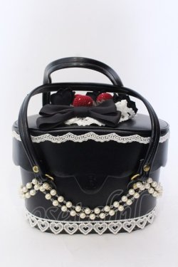 画像1: BABY,THE STARS SHINE BRIGHT / BAGいちごケーキBAG  クロ O-25-04-11-011-BA-BG-OW-OS
