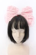 Angelic Pretty / ロゴ刺繍フリルリボンカチューシャ  ピンク O-25-04-11-012-AP-AC-OW-OS