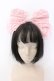 画像1: Angelic Pretty / ロゴ刺繍フリルリボンカチューシャ  ピンク O-25-04-11-012-AP-AC-OW-OS (1)