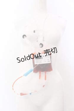 画像1: AIKA ELETRONICS / 輸血ネックレス  レッド O-25-04-11-002-PU-AC-OW-OS