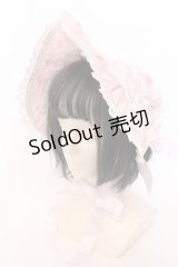 BABY,THE STARS SHINE BRIGHT / Romantic Roseハーフボンネット(バーバリー)  ピンク×シロ O-25-04-11-013-BA-AC-OW-OS