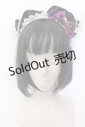 ALICE and the PIRATES / ネコ耳カフェカチューシャ  クロ×パープル O-25-04-11-017-PA-AC-IG-OS