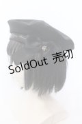 Amavel / メッセージリボン付ベレー帽  クロ O-25-04-11-021-CA-AC-OW-OS