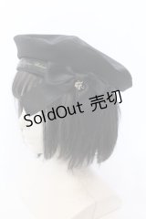 Amavel / メッセージリボン付ベレー帽  クロ O-25-04-11-021-CA-AC-OW-OS