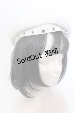 画像2: Ank Rouge / ツイード風ベレー帽  オフシロ O-25-04-11-023-CA-AC-IG-OS