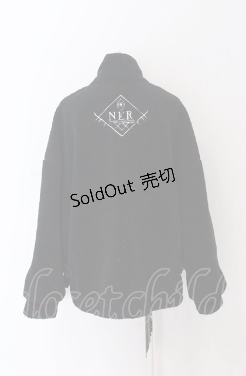画像3: 【SALE】NieR CLOTHING / ボアジャケット F ブラック O-25-04-13-040-PU-JA-OW-ZTC047 (3)
