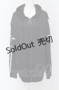 NieR Clothing / 転写ZIPパーカー F ブラック O-25-04-13-042-PU-TO-OW-OS