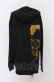 画像1: NieR Clothing / バックプリントZIPパーカー XXL ミケ（ブラック） O-25-04-13-043-PU-TO-OW-OS (1)