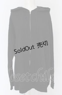 画像2: NieR Clothing / バックプリントZIPパーカー XXL ミケ（ブラック） O-25-04-13-043-PU-TO-OW-OS