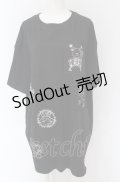 Candy Stripper / FREAK FRIENDS PATCH Tシャツ 2 ブラック O-25-04-13-051-PU-TO-OW-OS