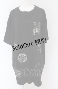 Candy Stripper / FREAK FRIENDS PATCH Tシャツ 2 ブラック O-25-04-13-051-PU-TO-OW-OS
