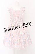 Angelic Pretty / Happy Garlandジャンパースカート（2025年）  ピンク O-25-04-13-007-AP-OP-OW-OS
