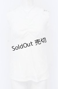 axes femme / 3WAY総レースタンクトップ F シロ O-25-04-13-064-AX-TO-OW-OS