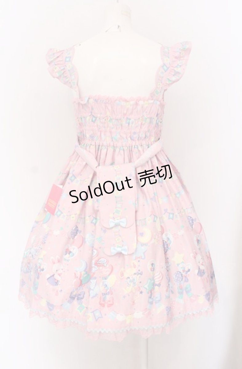 画像3: Angelic Pretty / Happy Garlandジャンパースカート（2025年）  ピンク O-25-04-13-007-AP-OP-OW-OS (3)