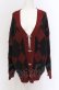 画像1: axes femme / ラメジャカードニットカーディガン F クロ×アカ O-25-04-13-068-AX-TO-OW-OS (1)