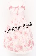BABY,THE STARS SHINE BRIGHT / スローモーションブーケ〜あの日の私の想い〜柄ジャンパースカート  ピンク O-25-04-13-008-BA-OP-OW-OS