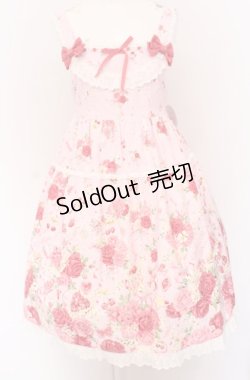 画像1: BABY,THE STARS SHINE BRIGHT / スローモーションブーケ〜あの日の私の想い〜柄ジャンパースカート  ピンク O-25-04-13-008-BA-OP-OW-OS