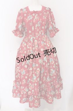 画像1: axes femme kawaii / クラシックベリーワンピース M アカ O-25-04-13-010-AX-OP-OW-OS