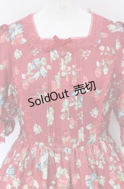 画像2: axes femme kawaii / クラシックベリーワンピース M アカ O-25-04-13-010-AX-OP-OW-OS