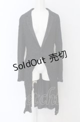 NAOTO SEVEN / 総レースロングジャケット  ブラック O-25-04-13-012-HN-JA-YM-OS